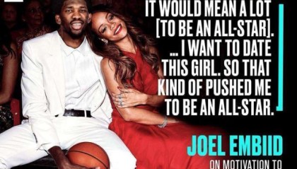 星空体育中国-恩比德情史：从情迷天后蕾哈娜到迎娶巴西名模